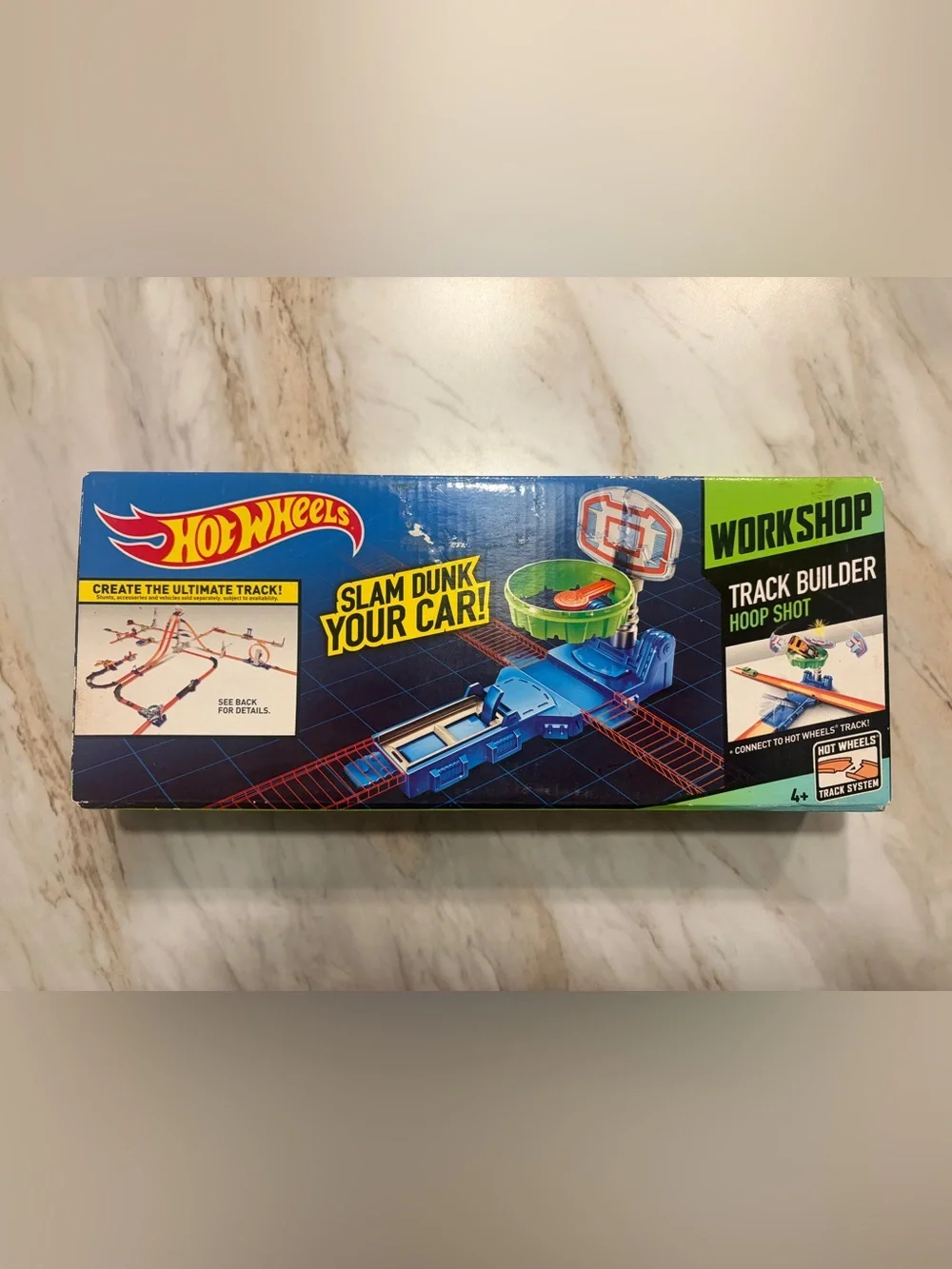 Hot Wheels Workshop Track Builder Hoop Shot (Stunt Set)